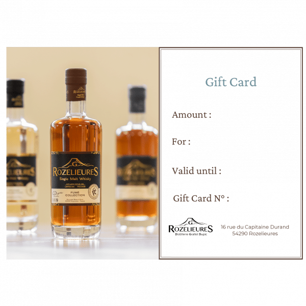 Rozelieures Whisky Gift Card