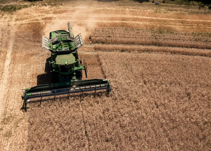 moisson-3 Harvesting barley in the fields of Rozelieures, where grain is grown and collected on site to craft the distillery’s single malt whisky from field to bottle.