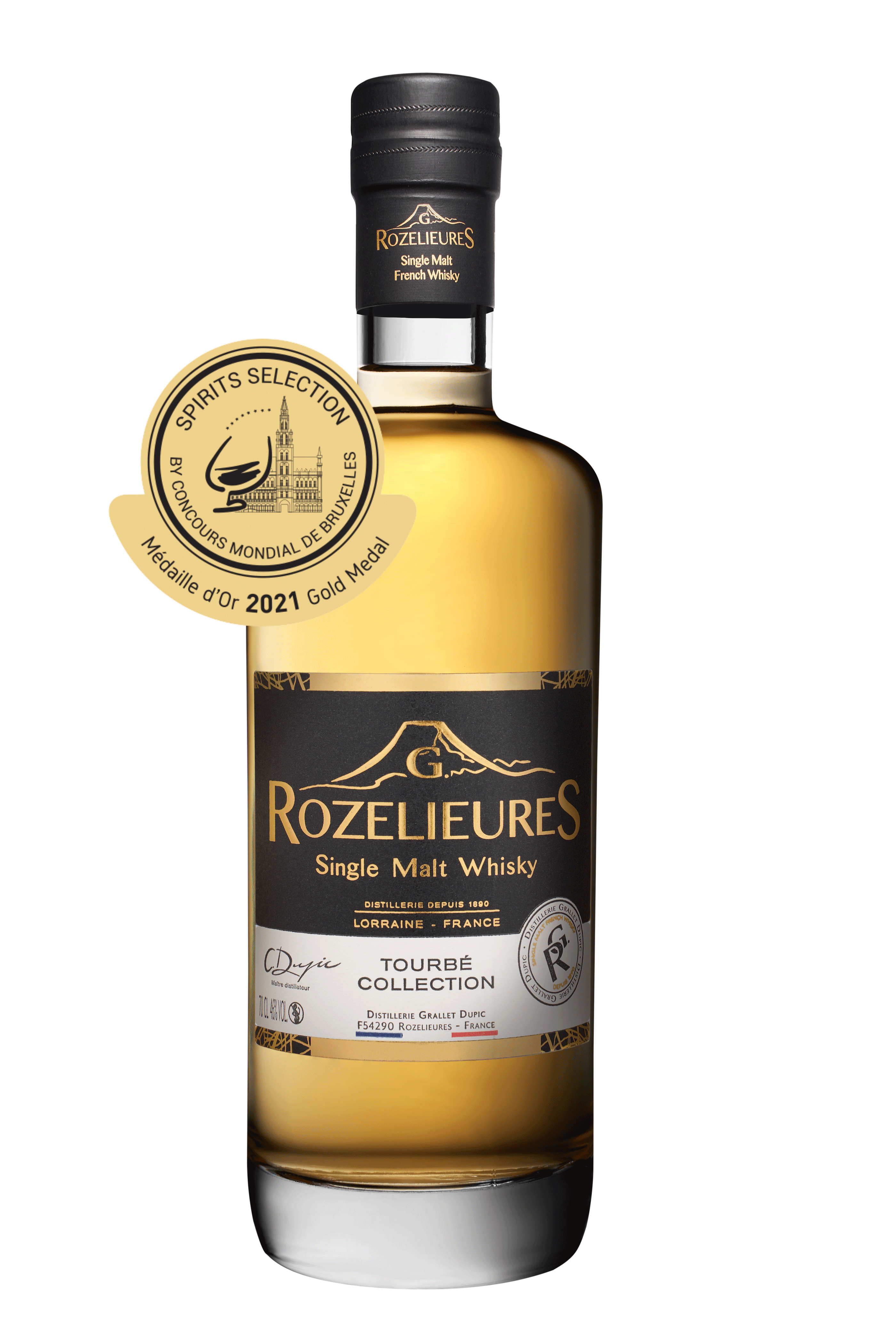 Whisky Rozelieures Single Malt Tourbé